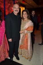Rakesh Roshan and PInki Roshan at Karan Patel and Ankita Engagement and Sangeet Celebration in Novotel Hotel, Juhu on 1st May 2015_5544c6a47dfce.jpg