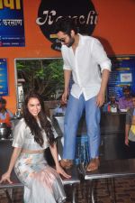 Jackky Bhagnani, Lauren Gottlieb at Welcome to Karachi promotions in Karachi Sweets, Bandra on 15th May 2015 (39)_55572958a1b47.JPG