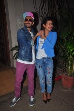 Ranveer Singh and Priyanka Chopra snapped at Mehboob  on 28th May 2015 (8)_556842ef9170d.JPG