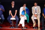 Vidhu Vinod Chopra, Amitabh Bachchan, Farhan Akhtar at Wazir Trailer Launch at PVR juhu on 3rd June 2015 (13)_556fe8214c32a.JPG