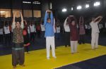 Madhoo and Subodh Tiwari celebrating  International Yoga Day by Kaivalyadham_5586e7cc32117.jpg