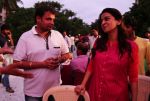 Amin Surani (CEO, Surani Pictures) & Juhi Chawla alongwith Crew members at Iftaar party during the shoot of Surani Pictures  _Chalk N Duster_.2_5597aa5939612.jpg