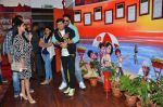 Abhishek Bachchan, Asin Thottumkal and Umesh Shukla at Radio Mirchi studio for promotion of their film All is well in Lower Parel on 20th july 2015 (27)_55adee35d507f.JPG