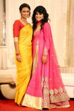 Prerna Wanwari with Megha israni  at Luv Isranis Reception_55c1b2ed7edb7.jpg