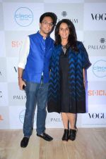 Anita Dongre with son Yash at Fashion_s Night Out 2015 by Vogue at Palladium, Mumbai_55e7fbd68bc04.JPG
