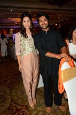 upasna and ram charan at Kapil Dev_s NGO Khushii art auction in Hyderabad on 1st Oct 2015_560e6793ce72d.JPG