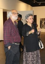 Brinda Miller and eminent Artist Gurucharan Singh inaugurated Song of Life unique Art Exhibition by eminent Artist Gurucharan Singh Other guest including Eminent Artist Brinda on 16th Oct 2015_562382987298a.JPG