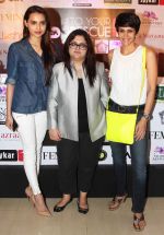 Miss India Gail D�silva, Tanya Chaitanya (Chief Editor of Femina) & Mandira Bedi at the launch of the _Femina To Your Rescue_ app at Police Gymkhana, Mumbai_5630941f23f77.jpg