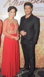 Diya Mirza with Mohammad Reza Golzar at the first cinematic co- production of Iran & Indian Bollywood film Salaam Mumbai on 12th March 2016_56e539d9be246.JPG