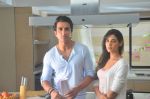Sonu Sood and Sonal Chauhan during the ad shoot of Texmo Pipe Fittings in Mumbai on March 26, 2016 (6)_56f7cfa3bcfc4.JPG