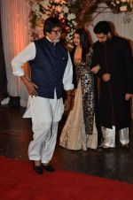 Aishwarya Rai Bachchan, Abhishek Bachchan, Amitabh Bachchan at Bipasha Basu and Karan Singh Grover_s Wedding Reception on 30th April 2016 (265)_572820c4a368d.JPG