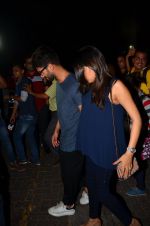 Shahid Kapoor and Mira Rajput snapped post dinner in Mumbai on 14th May 2016 (15)_5738555415f54.JPG