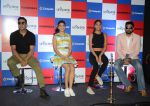 Jacqueline Fernandez, Lisa Haydon, Akshay Kumar, Abhishek Bachchan with Housefull 3 team in Delhi on 25th May 2016 (98)_57473022435c3.JPG