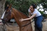 Tamannah Bhatia learns horse riding for Baahubali 2 on 8th June 2016 (1)_575926336d2fb.JPG