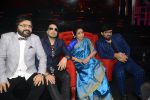 Asha Bhosle, Pritam Chakraborty, Mika Singh, Wajid on the sets of SAREGAMA on 21st June 2016 (42)_57694c89ebf91.JPG