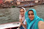 Ekta Jain with Sofia Hayat who is now Gaia Mother Sofia went to Varanasi on spiritual trip on 25th June 2016 (4)_576fb15e77bd7.jpg