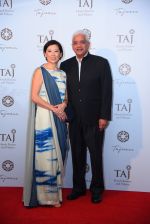 Mr. Rakesh Sarna, MD and CEO, Taj Hotels Resorts and Palaces  with his wife at the launch of Tajness @The Taj Mahal Palace, Mumbai_57a8be4c4fb50.JPG