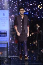 Ranbir Kapoor walk the ramp for Kunal Rawal Show at Lakme Fashion Week 2016 on 28th Aug 2016 (671)_57c546a3ccdce.JPG
