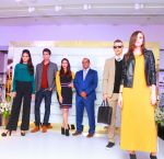 Aditi Rao Hydari and Venu Nair (MD Marks& Spencer Reliance India) with Models showcasing the Autumn 16 collections at the DLF Mall of India_57d2a0e8d80c5.jpg