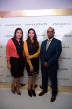 Thenny Mejia,Adit Rao Hydari Venu Nair (MD Marks & Spencer Reliance India) at the Autumn 16 Launch at DLF Mallof India_57d2a11bd23ba.jpg