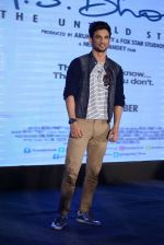 Sushant Singh Rajput at MS Dhoni press meet in Delhi on 27th Sept 2016 (15)_57ec04a03585a.jpg