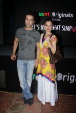 Aamir Ali, Sanjeeda Sheikh at the screening of It�s Not That Simple on 3rd Oct 2016 (53)_57f48662284fe.JPG