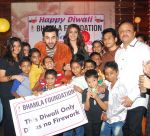 Saher Bhamla, Ranbir Kapoor, Anushka Sharma, Ankit Tamang & Asif Bhamla with kids at Bhamla Foundation_s celebration of Diwali with orphan and special kids at TAP Resto Bar_582086d801825.JPG