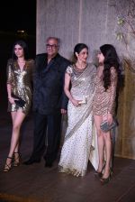 Sridevi, Boney Kapoor, Jhanvi Kapoor, Khushi Kapoor at Manish Malhotra�s 50th birthday bash hosted by Karan Johar on 5th Dec 2016 (691)_5846866a84d06.JPG