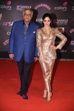 Sridevi, Boney Kapoor at 14th Sansui COLORS Stardust Awards on 19th Dec 2016 (5)_5858d5be06368.JPG