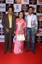 Udit Narayan, Aditya Narayan At Red Carpet Of Big Zee Entertainment Awards 2017 on 29th July 2017