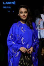 Swara Bhaskar As A Guest Ramp Walk For LFW 2017 on 16th AUg 2017