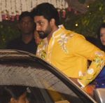 Abhishek Bachchan at the Ganesh Chaturthi Celebration At Ambani House on 26th Aug 2017