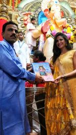 Aahana Kumra Visits Lalbaug Cha Raja For Darshan on 4th Sept 2017 (5)_59ae4ac91366f.jpg