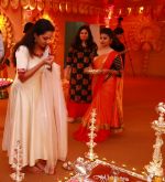 Manju Warrier at the Navratri party of the Kalyan Jewellers family