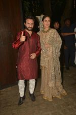 Kareena Kapoor, Saif Ali Khan at Anil Kapoor's Diwali party in juhu home on 20th Oct 2017