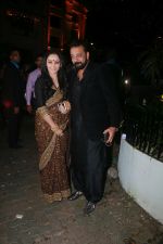 Sanjay Dutt, Manyata Dutt at Aamir Khan's Diwali party on 20th Oct 2017