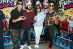 Pulkit Samrat, Richa Chadda, Manjot Singh, Varun Sharma at Fukrey Returns Cast Visit Andheri Metro Station on 30th Nov 2017