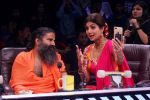 Shilpa Shetty, Baba Ramdev Yog Guru on the sets of Super Dancer Chapter 2 on 11th Dec 2017