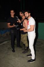 Sonu Sood, Gurmeet Choudhary, Harshvardhan Rane at Wrapup party of Film Paltan in Sonu Sood's house on 29th Jan 2018