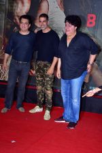 Sajid Nadiadwala, Akshay Kumar, Sajid Khan at the Special Screening Of Film Baaghi 2 on 29th March 2018