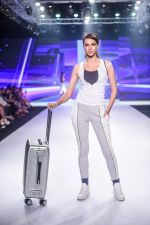 Model walk the ramp For Designer Sumiksha Goenka(Myriad) At Bombay Times Fashion Week on 1st April 2018