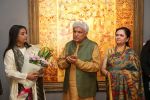 Shabana Azmi with Javed Akhtar and Kalpana Shah at the inauguration of Seema Kohli Art Show What A Body Remembers on 6th April 2018