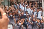 Arjun Kapoor, ambassador for Gender Equality of Girl Rising India Foundation shooting a campaign with 40 kids at Air India Modern School Kalina on 17th April 2018 (4)_5adf2db789887.JPG
