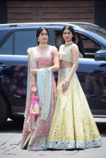 Janhvi Kapoor, Khushi Kapoor at Sonam Kapoor Anand Ahuja's wedding in rockdale bandra on 8th May 2018