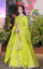 Alia Bhatt at Sonam Kapoor and Anand Ahuja's Wedding Reception on 8th May 2018