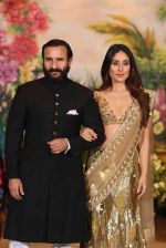 Kareena Kapoor, Saif Ali Khan at Sonam Kapoor and Anand Ahuja's Wedding Reception on 8th May 2018