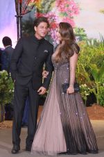Shah Rukh Khan, Gauri Khan at Sonam Kapoor and Anand Ahuja's Wedding Reception on 8th May 2018
