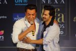 Bobby Deol, Varun Dhawan at IIFA press conference in jw marriott juhu on 12th June 2018 (115)_5b20c1db8d390.jpg