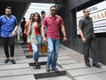 Kajol , Ajay Devgan with daughter Nysa spotted at Hakkasan bandra on 7th Aug 2018