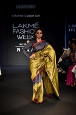 Rasika Duggal as show stopper for 3 VRIKSH BY GUJAN JAIN at Lakme Fashion Week on 23rd Aug 2018